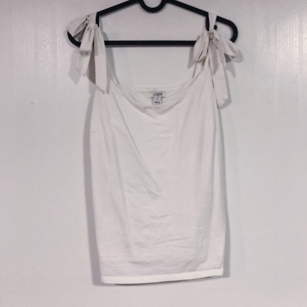 J Crew white tank top!!!
